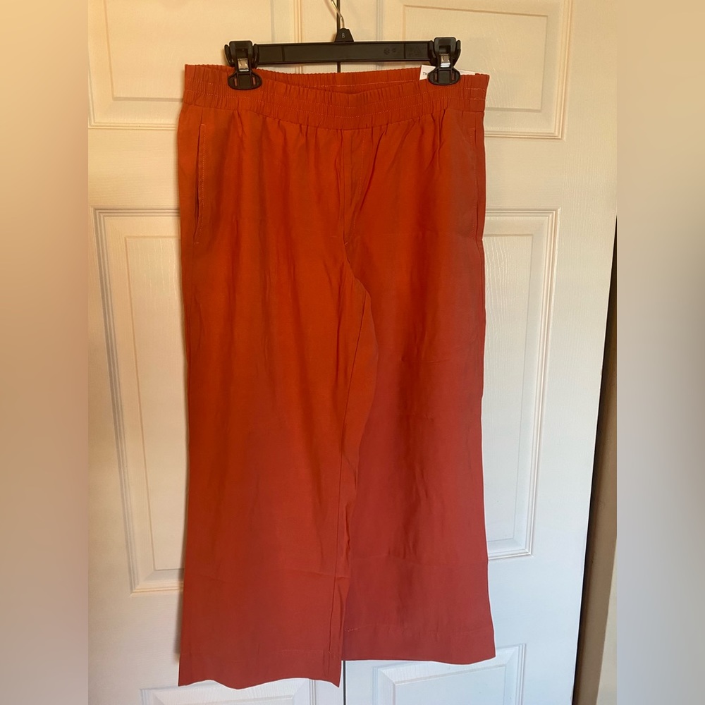 Ann Taylor Factory The Slim Wide-Leg Crop Pants